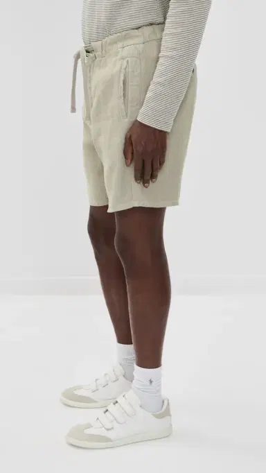 Citizens of Humanity Drawstring Deck Shorts 7 Wheat | Thumbnail 4 Citizens of Humanity Drawstring Deck Shorts 7 Wheat | Thumbnail 4