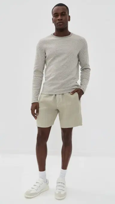 Citizens of Humanity Drawstring Deck Shorts 7 Wheat | Thumbnail 5 Citizens of Humanity Drawstring Deck Shorts 7 Wheat | Thumbnail 5