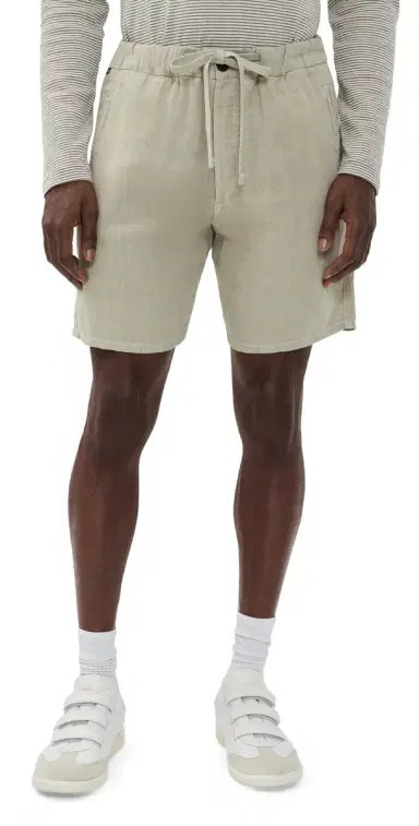 Citizens of Humanity Drawstring Deck Shorts 7 Wheat | Thumbnail 1 Citizens of Humanity Drawstring Deck Shorts 7 Wheat | Thumbnail 1