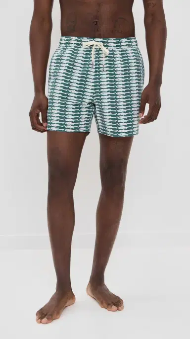 Fair Harbor The Bungalow Swim Trunks 5 Green Sardine S | Thumbnail 2 Fair Harbor The Bungalow Swim Trunks 5 Green Sardine S | Thumbnail 2