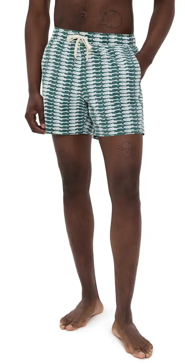 The Bungalow wim Trunks 5 Green ardine