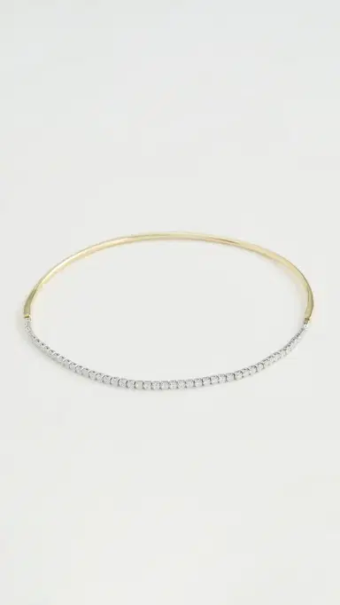 Shashi Nikita Half Tennis Necklace | Thumbnail 2 Shashi Nikita Half Tennis Necklace | Thumbnail 2