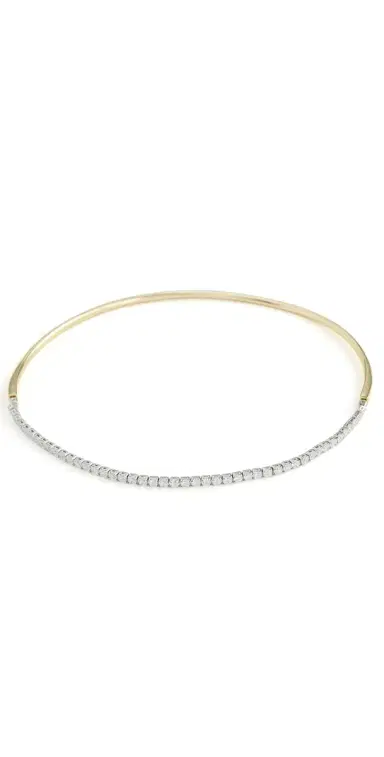 Shashi Nikita Half Tennis Necklace | Thumbnail 1 Shashi Nikita Half Tennis Necklace | Thumbnail 1