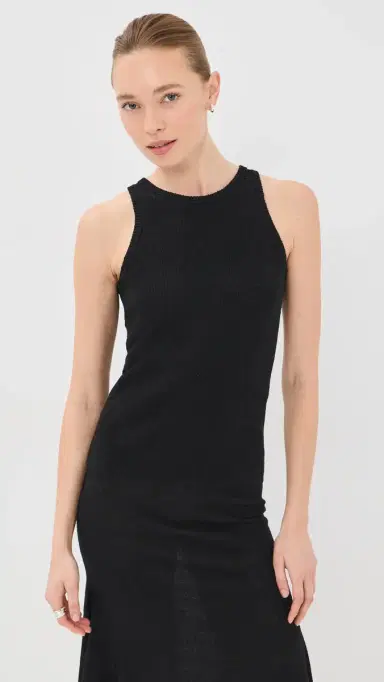 CO Racerback Tank Top Black | Thumbnail 2