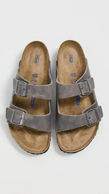 Birkenstock Arizona Soft Footbed Sandals Iron | Thumbnail 4