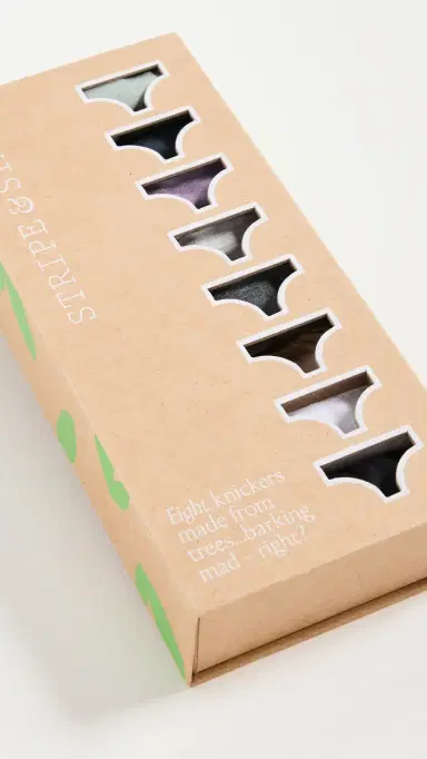 Stripe & Stare Original Knickers 8 Pack The Ultimate Basics 2X | Thumbnail 6