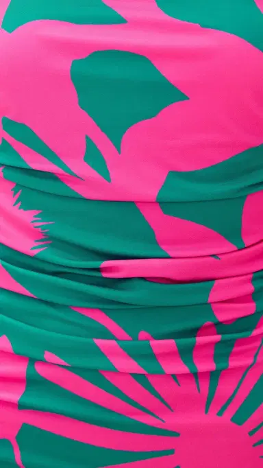 EYWASOULS MALIBU Tracy Dress Fuchsia Flora M | Thumbnail 6