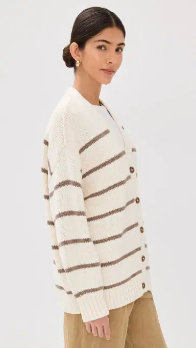 Jenni Kayne Chloe Cardigan /Taupe | Thumbnail 4 Jenni Kayne Chloe Cardigan /Taupe | Thumbnail 4