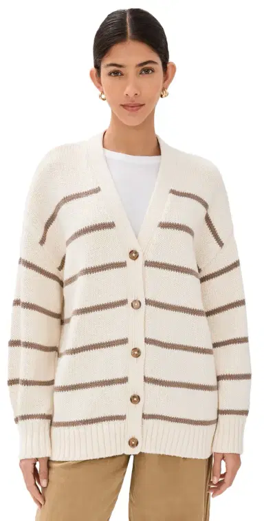 Jenni Kayne Chloe Cardigan /Taupe | Thumbnail 1 Jenni Kayne Chloe Cardigan /Taupe | Thumbnail 1