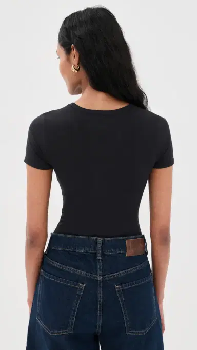 Polo Ralph Lauren Short Sleeve Thong Bodysuit Onyx XL | Thumbnail 3 Polo Ralph Lauren Short Sleeve Thong Bodysuit Onyx XL | Thumbnail 3