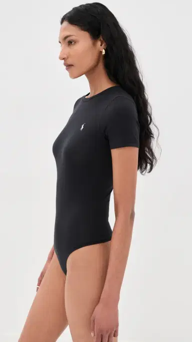 Polo Ralph Lauren Short Sleeve Thong Bodysuit Onyx XL | Thumbnail 4 Polo Ralph Lauren Short Sleeve Thong Bodysuit Onyx XL | Thumbnail 4