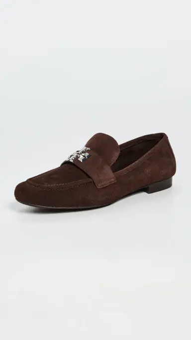 Tory Burch Eleanor Loafers Dark Cocoa/Silver 6 | Thumbnail 5