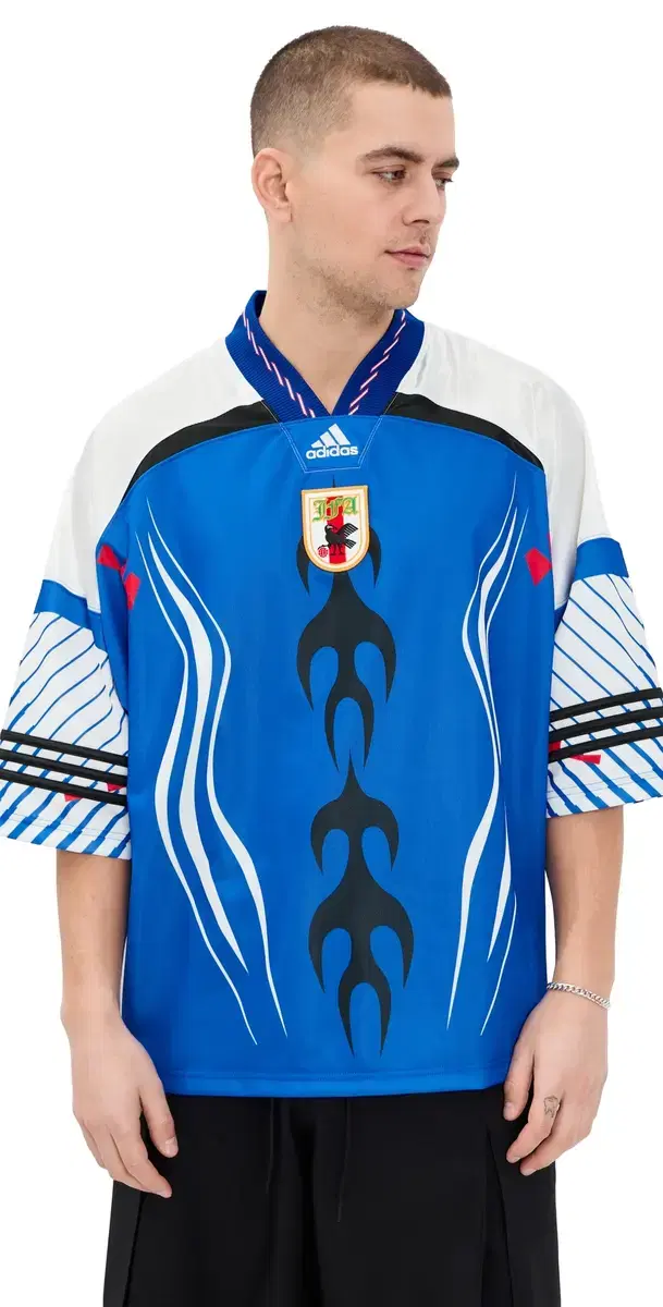 Remix Jersey Powder Blue/White/Red