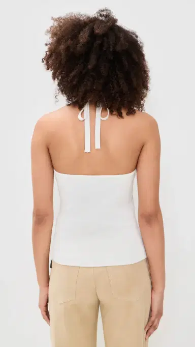 endless rose Flower Detail Halter Top White | Thumbnail 3