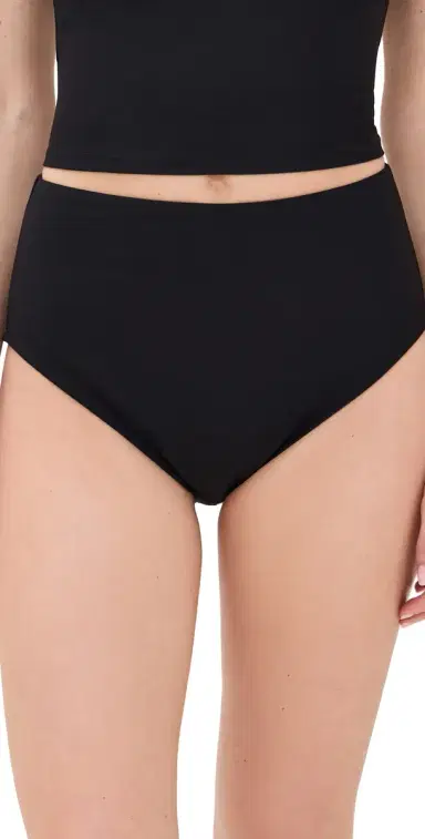 STYLEST Dreamculpt High Waisted Bikini Bottoms Caviar | Thumbnail 1