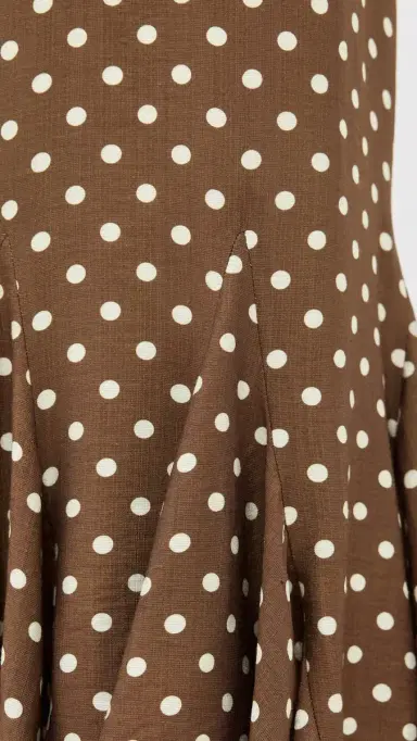 LE BOP Etta Dress Chocolate Dot M | Thumbnail 6 LE BOP Etta Dress Chocolate Dot M | Thumbnail 6