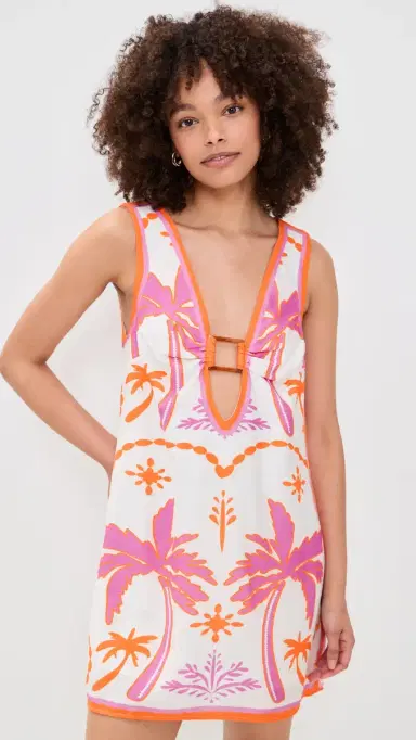 SEVEN WONDERS Narla Mini Dress Cabanna Pink | Thumbnail 2