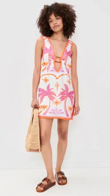 SEVEN WONDERS Narla Mini Dress Cabanna Pink | Thumbnail 5
