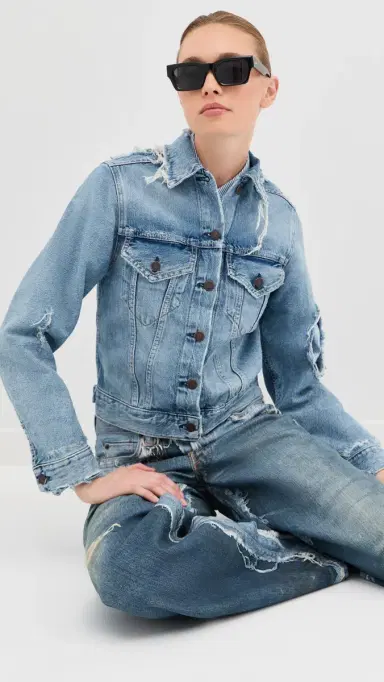 Acne Studios Denim Jacket Light Blue | Thumbnail 2 Acne Studios Denim Jacket Light Blue | Thumbnail 2