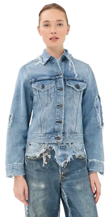 Acne Studios Denim Jacket Light Blue | Thumbnail 1 Acne Studios Denim Jacket Light Blue | Thumbnail 1