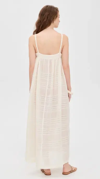 Lemlem Eda Slip Coverup Dress acee Cream | Thumbnail 3