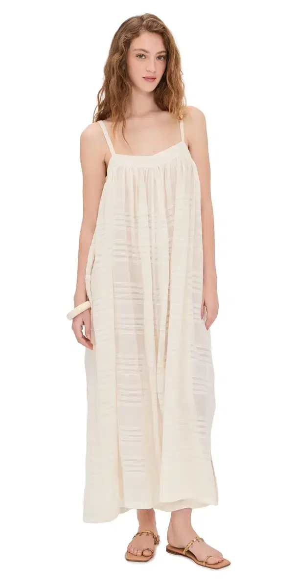 Eda Slip Coverup Dress acee Cream