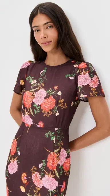 LE BOP Etta Dress Hickory Floral | Thumbnail 3 LE BOP Etta Dress Hickory Floral | Thumbnail 3