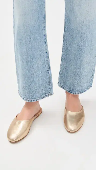 beek Phoebe Mules Gold | Thumbnail 3 beek Phoebe Mules Gold | Thumbnail 3
