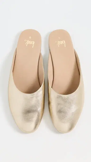 beek Phoebe Mules Gold | Thumbnail 4 beek Phoebe Mules Gold | Thumbnail 4