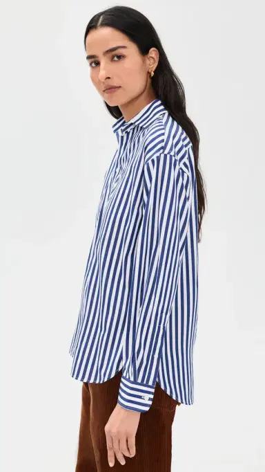 Polo Ralph Lauren Long Sleeve Button Down Shirt 1323 Fall Royal/White | Thumbnail 4 Polo Ralph Lauren Long Sleeve Button Down Shirt 1323 Fall Royal/White | Thumbnail 4