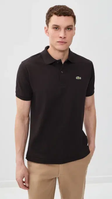 Lacoste Original Cotton Pique Polo Brown | Thumbnail 2 Lacoste Original Cotton Pique Polo Brown | Thumbnail 2