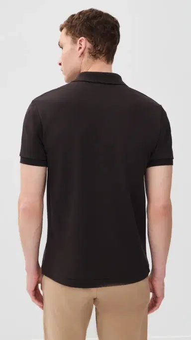 Lacoste Original Cotton Pique Polo Brown | Thumbnail 3 Lacoste Original Cotton Pique Polo Brown | Thumbnail 3