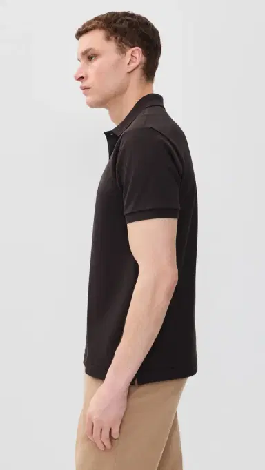 Lacoste Original Cotton Pique Polo Brown | Thumbnail 4 Lacoste Original Cotton Pique Polo Brown | Thumbnail 4