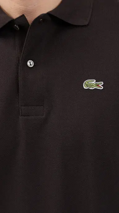 Lacoste Original Cotton Pique Polo Brown | Thumbnail 6 Lacoste Original Cotton Pique Polo Brown | Thumbnail 6