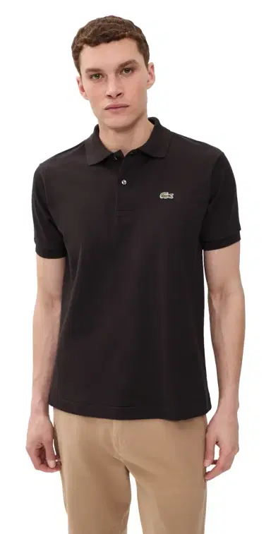 Lacoste Original Cotton Pique Polo Brown | Thumbnail 1 Lacoste Original Cotton Pique Polo Brown | Thumbnail 1
