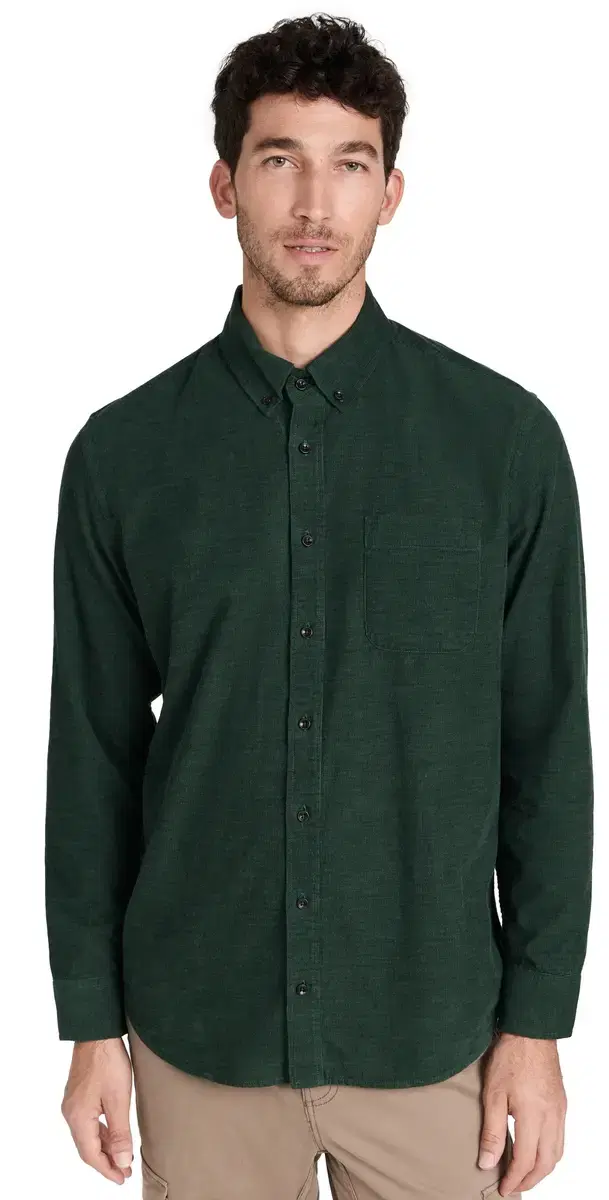 Corduroy Jack Shirt Pine Heathered