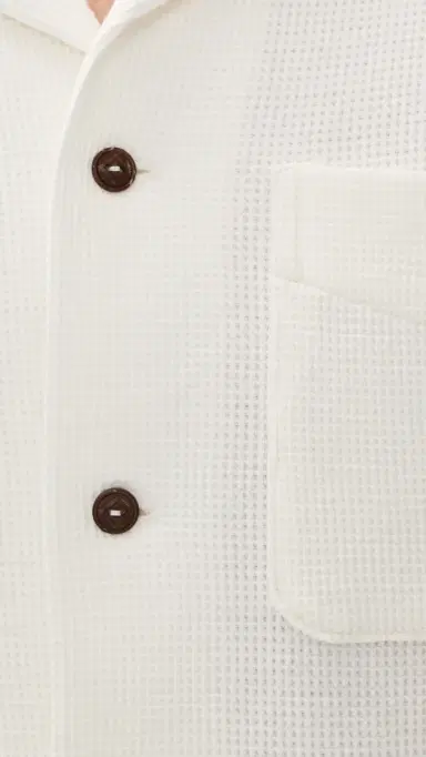 Polo Ralph Lauren Cotton Linen Waffle Knit Andy Camp Shirt Nevis | Thumbnail 6 Polo Ralph Lauren Cotton Linen Waffle Knit Andy Camp Shirt Nevis | Thumbnail 6