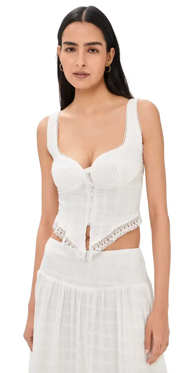 Peixoto ucia Top Thatch White
