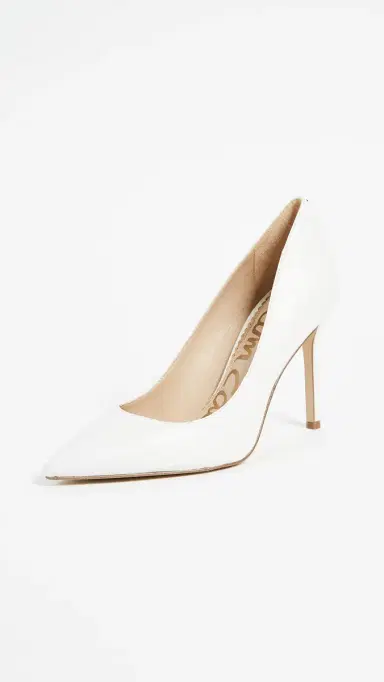 Sam Edelman Hazel Pumps Bright White 8 | Thumbnail 2 Sam Edelman Hazel Pumps Bright White 8 | Thumbnail 2