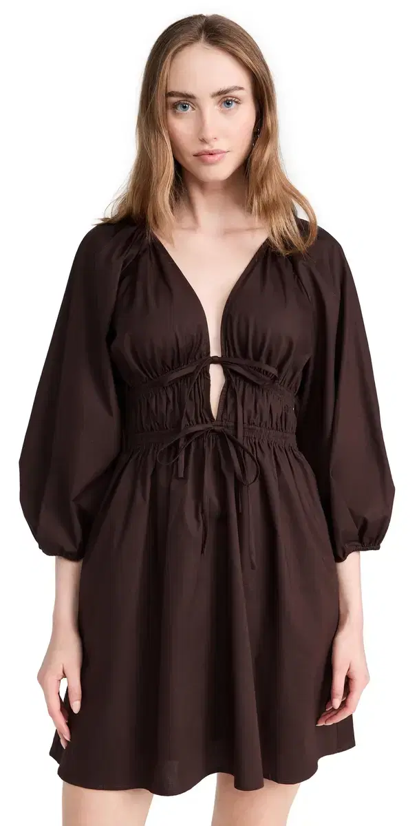 Leighton Mini Dress Espresso