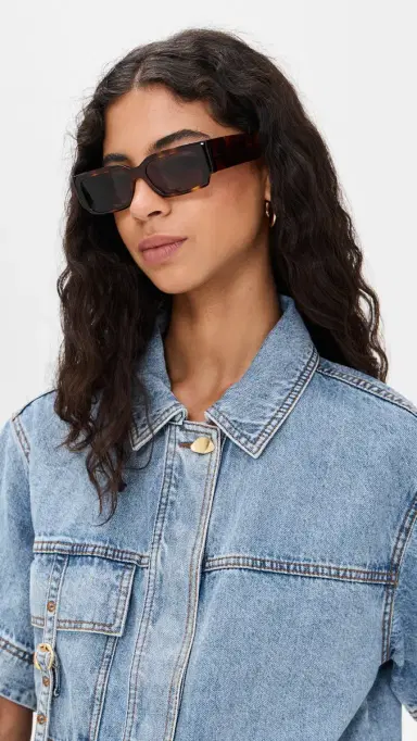 Oliver Peoples Eyewear 1995C 90's Acetate Sunglasses | Thumbnail 3
