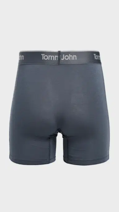 Tommy John econd kin 6 Boxer Briefs 3 Pack Black/Turbulence/Monument | Thumbnail 4