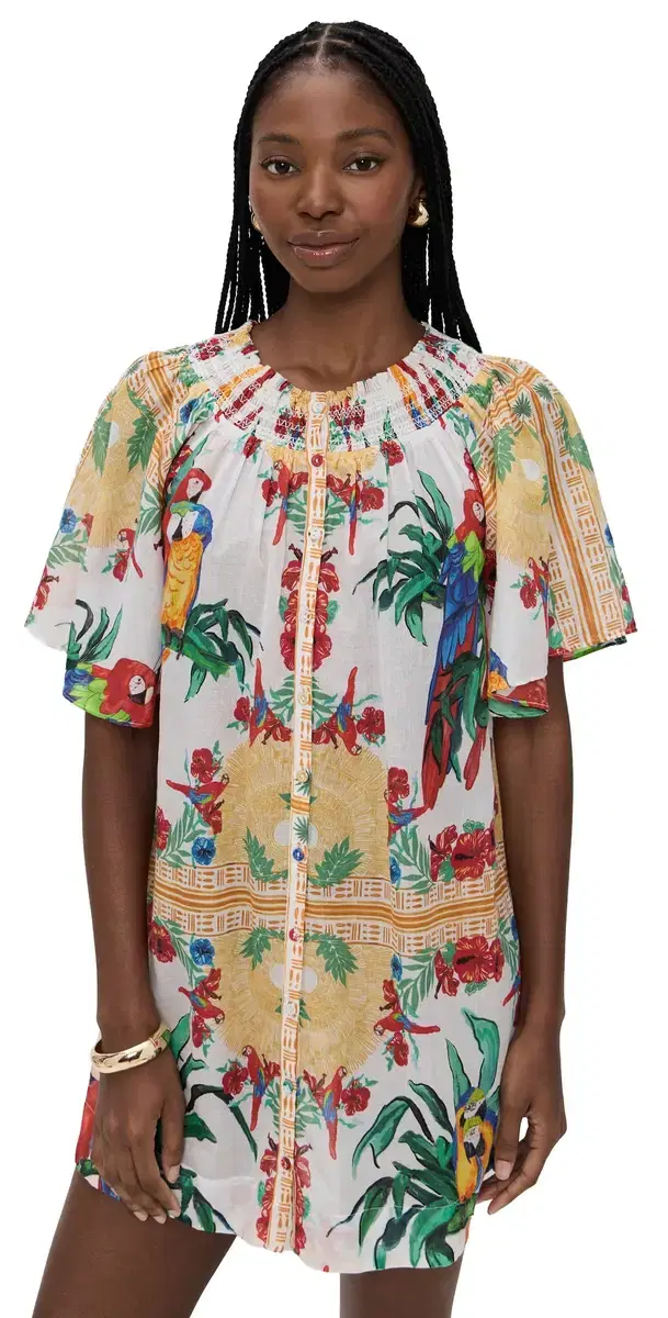 Flagler Mini Dress Tropical Aviary  Breeze One Size