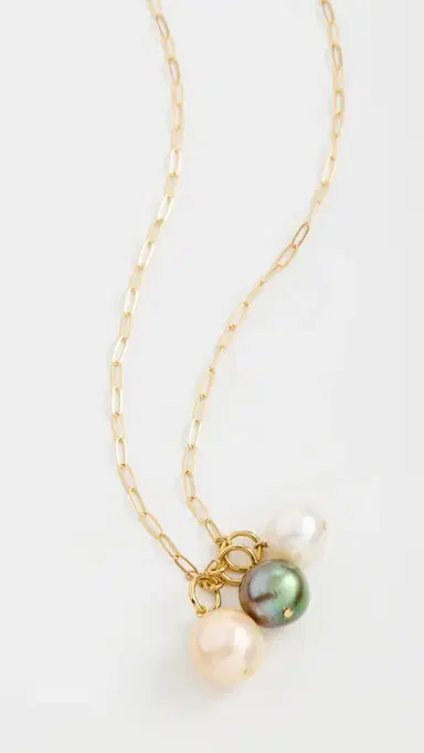 Chan Luu Ombre Pearl Necklace Pearl One Size | Thumbnail 2