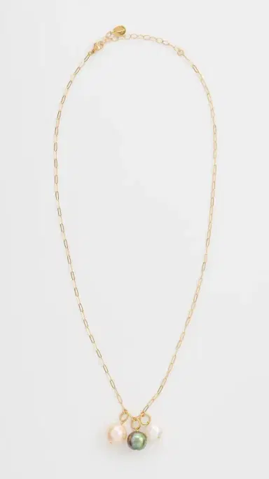 Chan Luu Ombre Pearl Necklace Pearl One Size | Thumbnail 4