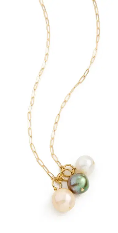 Chan Luu Ombre Pearl Necklace Pearl One Size | Thumbnail 1