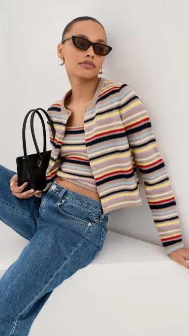 LE BOP Mara Cropped Cardigan | Thumbnail 2 LE BOP Mara Cropped Cardigan | Thumbnail 2