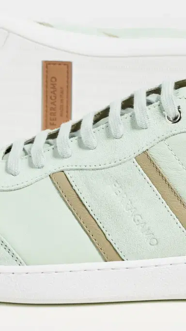 Ferragamo Achille 1 Sneakers Stone Blue 9 | Thumbnail 5