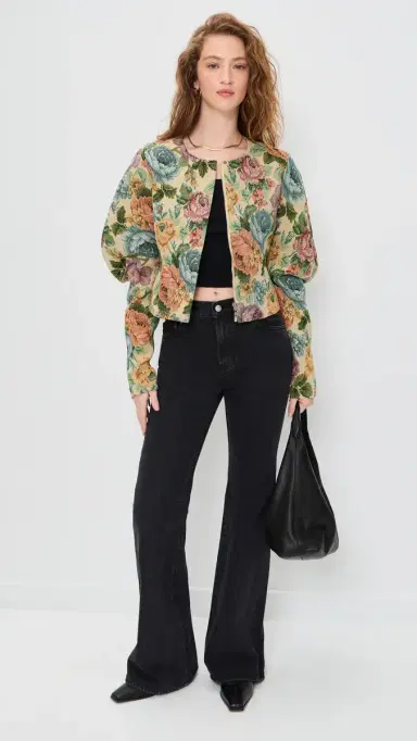 Line & Dot Cambria Jacket Cream Multi | Thumbnail 5 Line & Dot Cambria Jacket Cream Multi | Thumbnail 5