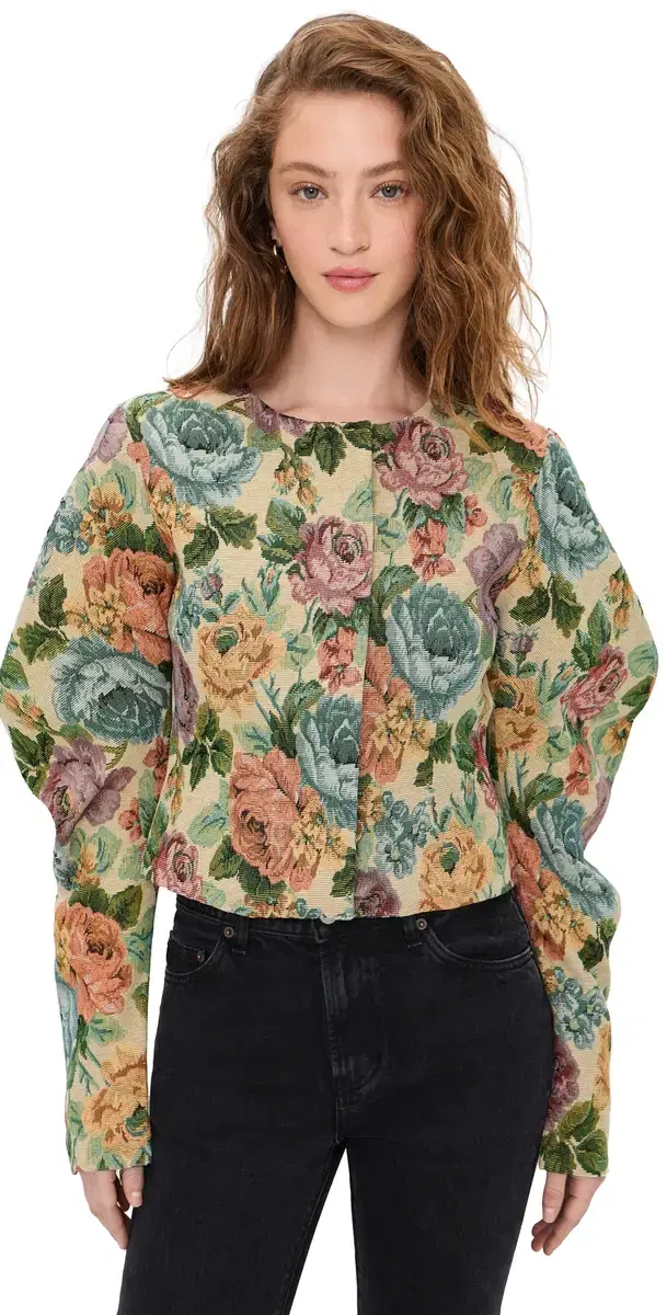 Cambria Jacket Cream Multi Cambria Jacket Cream Multi